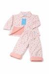 Kız Çocuk Desenli Ve İçi Polarlı Ceketli Alt Üst Takım