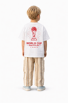Türkiye Baskılı Oversize Çocuk Tişört – World Cup Temalı Pamuklu Kısa Kollu T-Shirt Dünya Kupası 