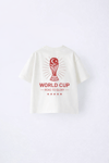 Türkiye Baskılı Oversize Çocuk Tişört – World Cup Temalı Pamuklu Kısa Kollu T-Shirt Dünya Kupası 