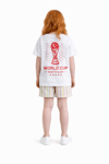 Türkiye Baskılı Oversize Çocuk Tişört – World Cup Temalı Pamuklu Kısa Kollu T-Shirt Dünya Kupası 