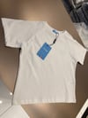 Unisex Basic Beyaz Oversize Tişört Bisiklet Yaka Pamuklu Günlük Kullanım Rahat Kalıp