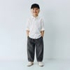 Unisex Çocuk Antrasit Balloon Fit Jean Pantolon Lastikli Bel Rahat Kesim