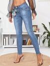 Yüksek Bel Skinny LİKRALI  Fit Kadın Jean Pantolon – Esnek Dar Kesim Günlük Denim