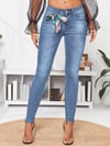 Yüksek Bel Skinny LİKRALI  Fit Kadın Jean Pantolon – Esnek Dar Kesim Günlük Denim
