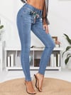 Yüksek Bel Skinny LİKRALI  Fit Kadın Jean Pantolon – Esnek Dar Kesim Günlük Denim