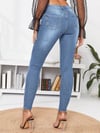 Yüksek Bel Skinny LİKRALI  Fit Kadın Jean Pantolon – Esnek Dar Kesim Günlük Denim
