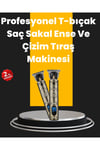 0.1 mm Hassas Kesim Tıraş Makinesi Şarjlı Metal Gövde