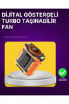 100 Kademeli Hız Ayarlı Taşınabilir Bel ve Boyun Fanı