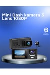 1080P 3 Kameralı Araç DVR – Döngü Kayıt ve Geri Görüş Özellikli