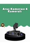 1080P 4 Kanallı Araç Kamerası Gps + Wifi + G Sensör Destekli
