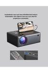 1080p Full HD Taşınabilir Projeksiyon Cihazı LED Işıklı Uzaktan Kumandalı