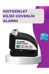 110 dB Alarm Disk Kilidi Motosiklet Scooter Bisiklet Güvenlik