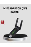 1200 Mbps Dual Band WiFi Adaptör – 5.8G & 2.4G Çift Antenli