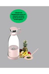 1200mAh Şarjlı, Hafif ve Pratik Taşınabilir Blender