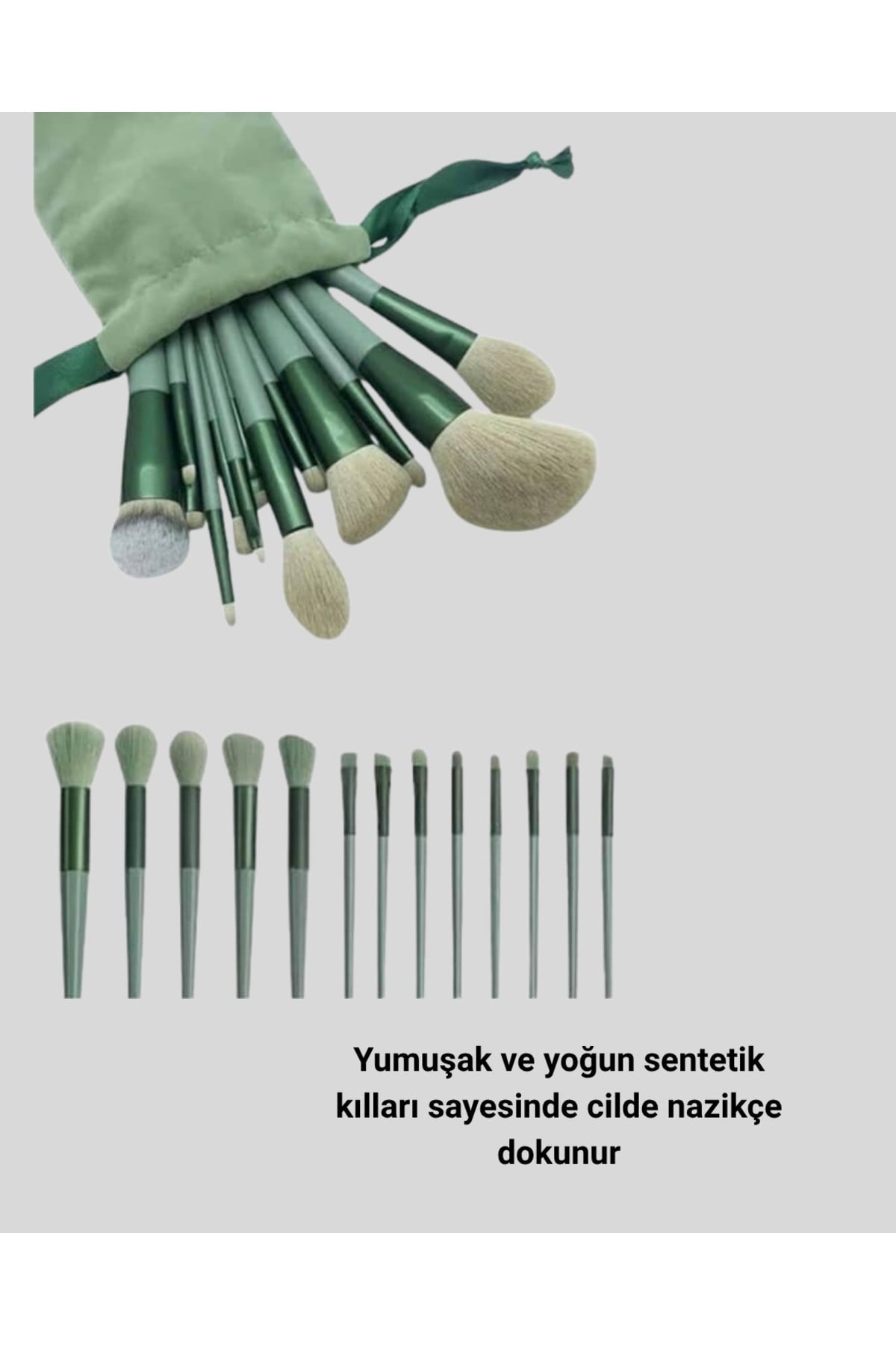 13’lü Profesyonel Makyaj Fırça Seti – Yumuşak Sentetik Kıllı, Tüm Cilt Tiplerine Uygun