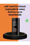150 PSI Dijital Hava Pompası Akü Takviye ve Powerbank Özellikli