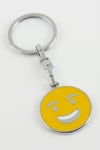 1610008749 Gülen Yüz Emoji (230800) Metal Anahtarlık-Sarı