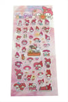 1614116749 Happy (211641) Kabartmalı Sticker-Pembe