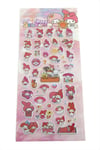1614116749 Happy (211641) Kabartmalı Sticker-Pembe