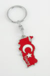 1614502749 Ay Yıldız (230245) Metal Anahtarlık-Kırmızı