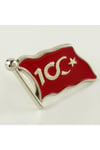 1614834749 Cumhuriyetin 100. Yılına Özel Yaka (233448) Rozet-Gümüş Rengi