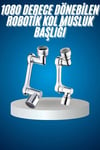 180 Derece Dönebilen Fonksiyonel Paslanmaz Çelik Robotik Kol Musluk Başlığı