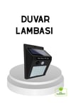 20 LED Güneş Paneli Aydınlatma – Fotoselli ve Hareket Algılamalı Dış Mekan Duvar Lambası
