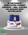 20 Mıknatıslı Gelişmiş Zayıflama Kemeri – Kas Gevşetici ve Selülit Azaltıcı Etki