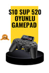 2025 A Kalite S10 Gamepad 520 Oyunlu TV Bağlantılı Retro Atari Konsolu