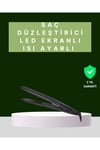 2025 Isı Ayarlı Titanyum Kaplama Seramik Plakalı Saç Düzleştirici Dijital Ekranlı A Kalite