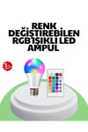 2025 RGB LED Ampul Uzaktan Kumandalı Renkli Işık A Kalite
