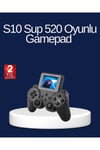 2025 S10 Gamepad 520 Klasik Retro Oyunlu TV Bağlantılı A Kalite Orijinal