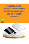 20W PD ve 15W Manyetik Kablosuz Şarj Destekli Taşınabilir Powerbank