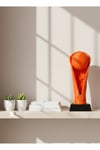 23cm Turuncu Basketbol Kupa Biblo Modern Ödül Dekor Ürünü