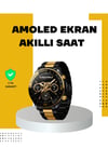 3 Bileklikli Amoled Akıllı Saat Bluetooth Çağrı ve Sağlık Takipli