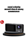 3 Kameralı Araç DVR 1080P Ön + HD Arka + İç Kamera Döngü Kayıt 2’’ Ekran