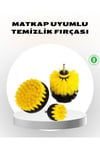 3’Lü Matkap Ucu Fırça Seti – Derinlemesine Temizlik Tüm Yüzeylerle Uyumlu