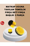 3’lü Matkap Ucu Fırça Takımı Zorlu Kirler İçin