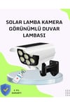 3 Modlu Güneş Paneli Aydınlatmalı Dış Mekan Güvenlik Işığı – IP65 Su Geçirmez, PIR Sen