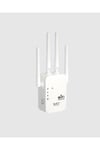 300Mbps WiFi Menzil Genişletici 4 Antenli WPA3 Güvenlikli Priz Tipi Repeater