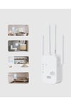 300Mbps WiFi Menzil Genişletici 4 Antenli WPA3 Güvenlikli Priz Tipi Repeater