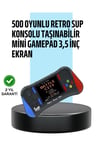 3,5 İnç Ekranlı Taşınabilir El Konsolu – 500 Klasik Oyunla Eğlence Yanınızda