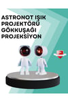 360° Ayarlanabilir Başlıklı Astronot Gece Lambası