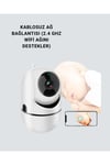 360° Dönen Akıllı WiFi Kamera – Uzaktan Kontrol ve İki Yönlü Ses Özellikli