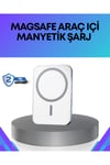 360° Döner Başlıklı MagSafe Araç Telefon Tutucu Hızlı Şarjlı