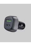38W Araç Şarj Cihazı Type-C PD USB Hızlı Şarj Çift Port