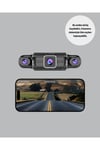 4 Kameralı Araç İçi Kamera 1080P GPS Takip WiFi Gece Görüşlü