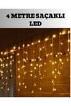 4 Metre Şelale Led Işık Perdesi Dekoratif