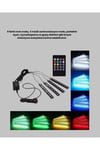 48 LED Araç İçi RGB Şerit Aydınlatma Müzik Senkron USB Kumandalı Set