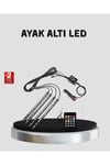 48 LED Araç İçi RGB Şerit Aydınlatma Müzik Senkron USB Kumandalı Set